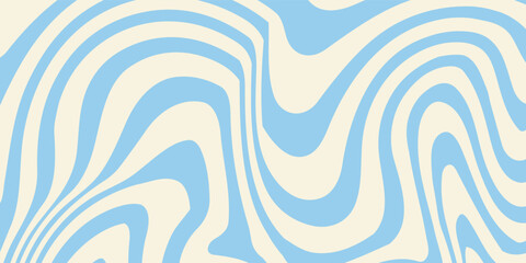 Naklejka premium Abstract horizontal background with colorful waves. Trendy vector illustration