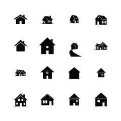 real estate icon set
