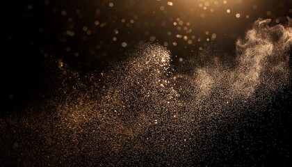 Fototapeta premium dust particles floating in the air