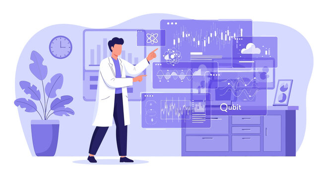 The Quantum Scientist's Vision Exploring Qubit Data Interfaces in Modern Research