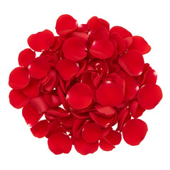 Pile of Red Rose Petals on Background red petals flower petals isolated on a transparent background