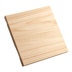 Naklejka premium Single piece of laminated chipboard isolated on white or transparent background