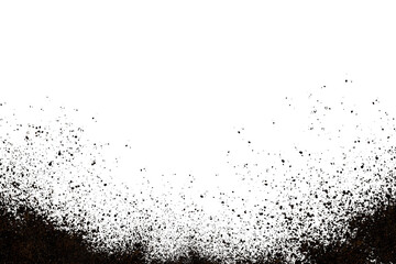  mud splash isolated transparency background.