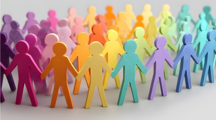 Autism acceptance day visual human diversity harmony