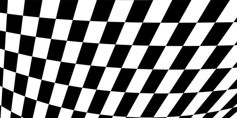 Obraz premium Chessboard Background Black and white chess or draughts board isolated