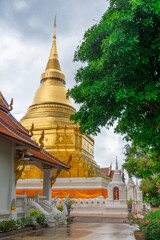 architectural element of the Wat Kaew don Tao Suchadaram, a temple in Lampang, Thailand