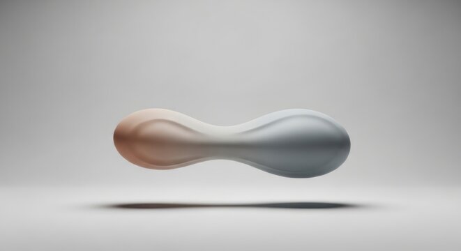 Modern Minimalist Abstract Object Studio Shot.