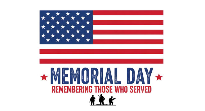 Memorial day tribute honoring fallen heroes and freedom fighters