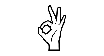 Obraz premium Hand showing an 