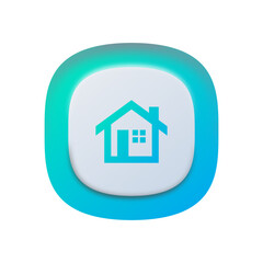 Home Icon for SaaS Web Application Interface
