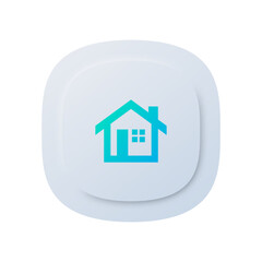 Mobile Bottom Bar Home Icon &ndash; Navigation UI
