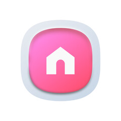 Home Symbol for Navigation Drawer or Sidebar Menu
