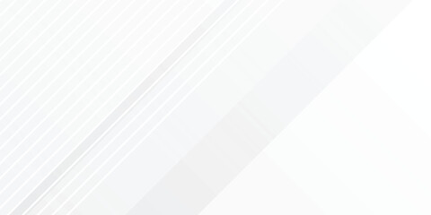 Obraz premium Abstract elegant white and gray background with diagonal stripes lines.