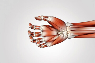 Amyotrophic Lateral Sclerosis Human hand anatomy showing muscles tendons and bones 1