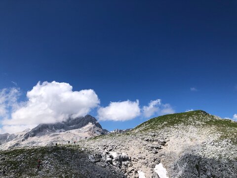 Tosc peak, Julian Alps, Slovenia, 2275m, hiking, summer
