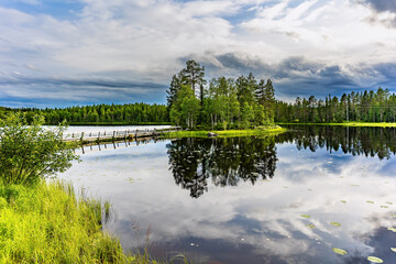 Fototapeta premium Travel to Scandinavian Sweden.