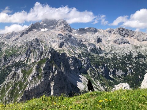 Tosc peak, Julian Alps, Slovenia, 2275m, hiking, summer