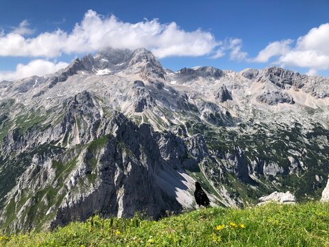 Tosc peak, Julian Alps, Slovenia, 2275m, hiking, summer