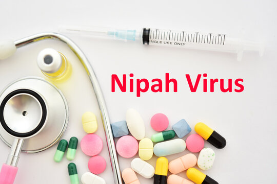 Drugs for Nipah virus treatment, medical concept