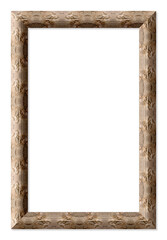 Decorative natural frame outlining transparent background