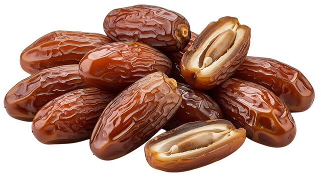 raisins on white background