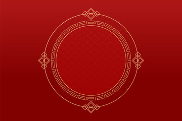 Happy Chinese new year 2026 , modern design set in red, gold and white colors , Year of the horse zodiac , Asia oriental traditional ornament, frame and border ,	
