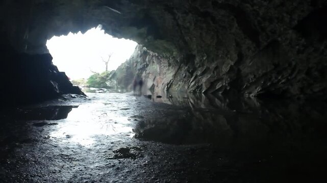 Rydal Cave Underground in Lake District