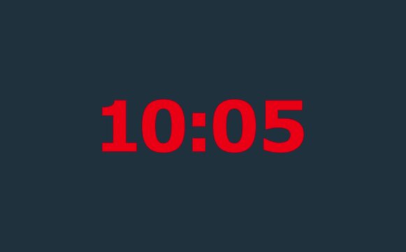 Circular timer icon animates smoothly, segments shrinking as numbers tick down from eleven minutes, subtle glow pulsing, urgency increasing, ending with gentle fade out slowly.
