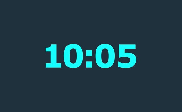 Circular timer icon animates smoothly, segments shrinking as numbers tick down from eleven minutes, subtle glow pulsing, urgency increasing, ending with gentle fade out slowly.
