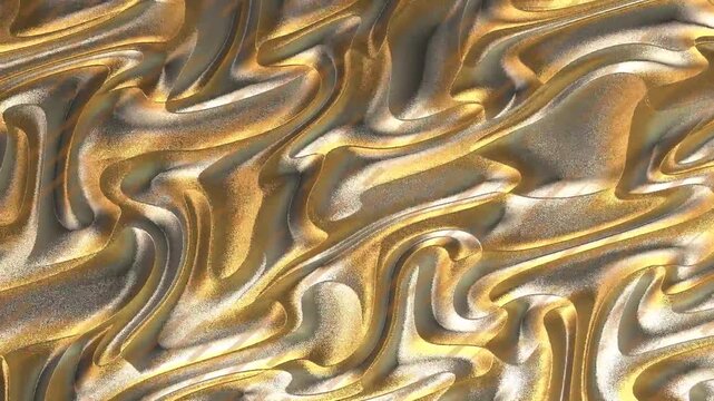 Creating Dynamic Abstract Movement in Warm Wavy Textures