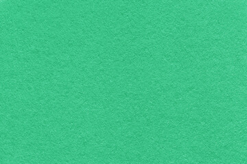 Fototapeta premium Emerald green textured paper background with subtle grain surface and soft structure, macro