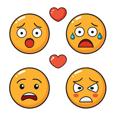 Social reaction emoji
