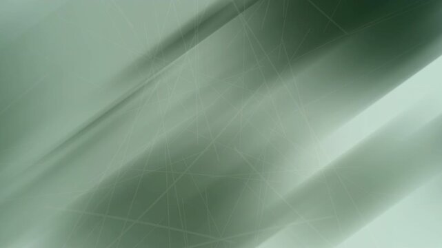 Abstract elegant sage green background with dynamic diagonal motion blur and subtle geometric lines.