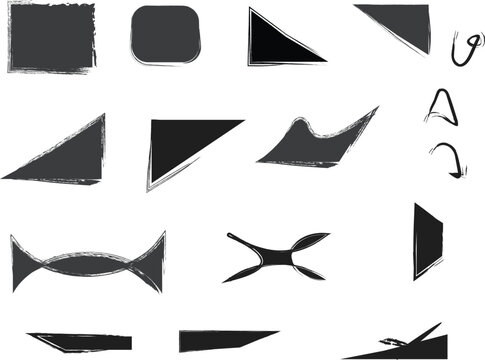 Web Geometric shapes and abstract symbols