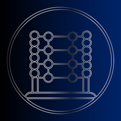 Glowing Business Finance Icon