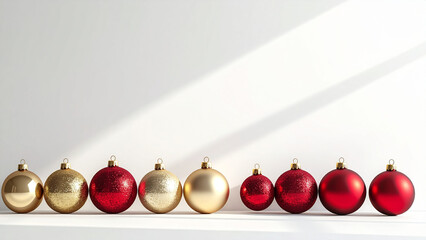 Minimal Christmas Background With Copy Space And Luxury Holiday Atmosphere