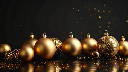 Minimal Christmas Background With Copy Space And Luxury Holiday Atmosphere