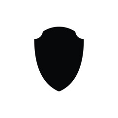 Badge shape silhouette icon vector flat design.