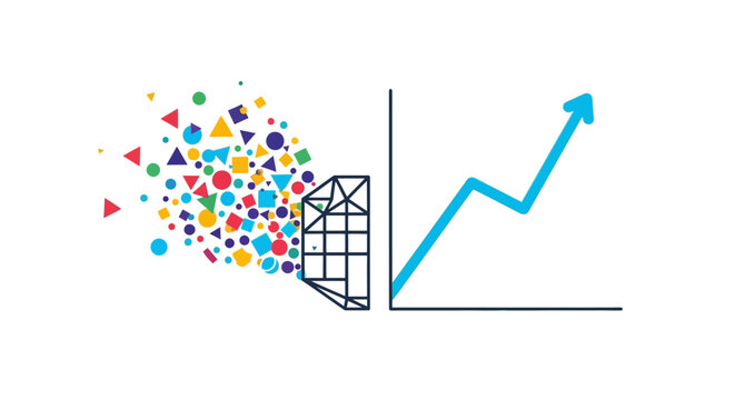 Data Transformation: Processing Unstructured Big Data into Structured Information for Business Analytics and Growth Line Graph