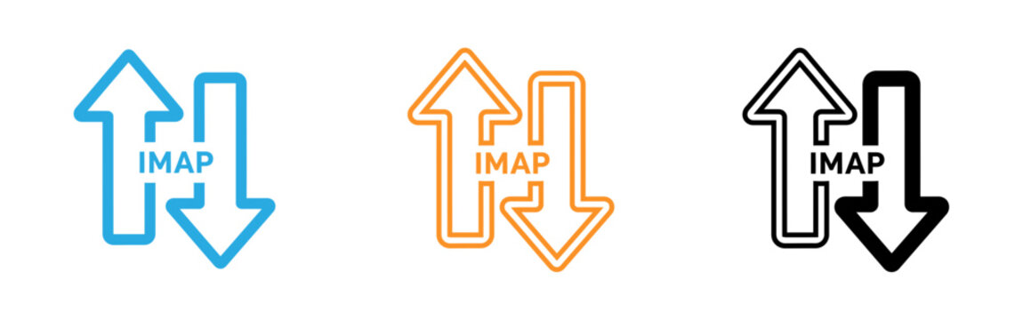 Imap email protocol icons