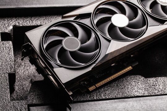 A modern computer graphics video card
