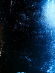 Dark Blue Light Burn & Distressed Grunge Texture