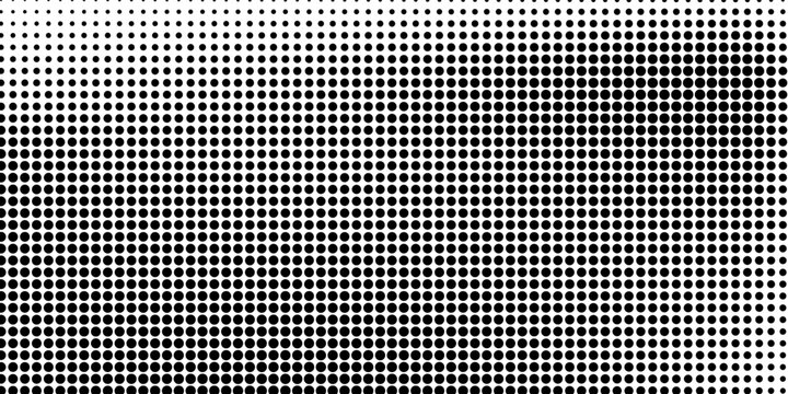 fun beautiful black and white shadow halftones retro pop art funky urban colorful comic book. Dotted halftone gradient texture. Vanishing polka dot background. Repeating dots gradation pattern backgro