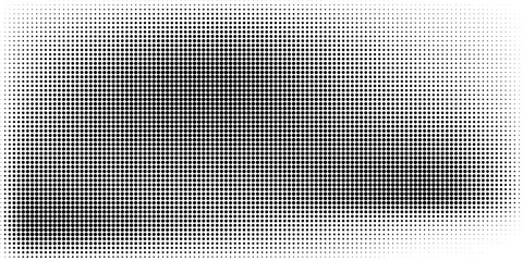 fun beautiful black and white shadow halftones retro pop art funky urban colorful comic book. Dotted halftone gradient texture. Vanishing polka dot background. Repeating dots gradation pattern backgro