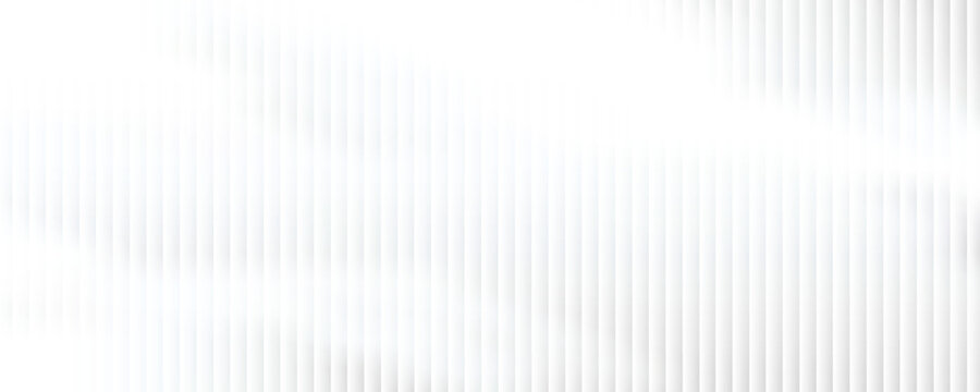 Transparent corrugated plastic ribbed glass background with abstract line patterns. 3D gradient light effects for retail windows or architectural panels.