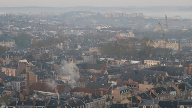 Amiens vue a&eacute;rienne