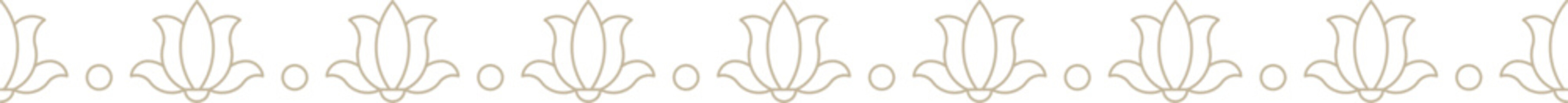 Indian Floral Motif Decorative Border