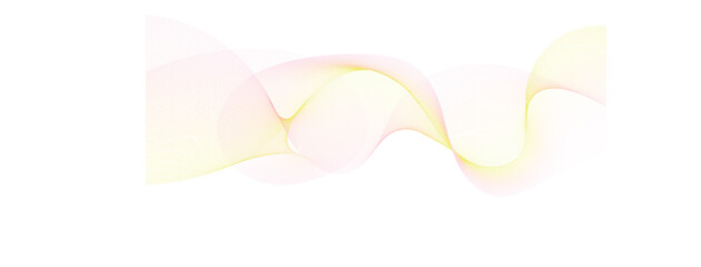 Dynamic sound wave isolated on white background. Musical particle pulsing. colorful energy flow concept