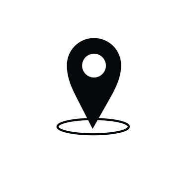 Location Pin Icon Map Marker GPS Navigation Symbol Vector