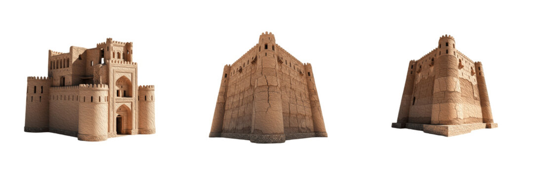 Ark of Bukhara Uzbekistan Buxoro Arki Famous Ancient Fortress Landmark Bukhara City Historical Military Monument Tourism Travel Photography Iconic Silk Road Heritage Classical Culture Site